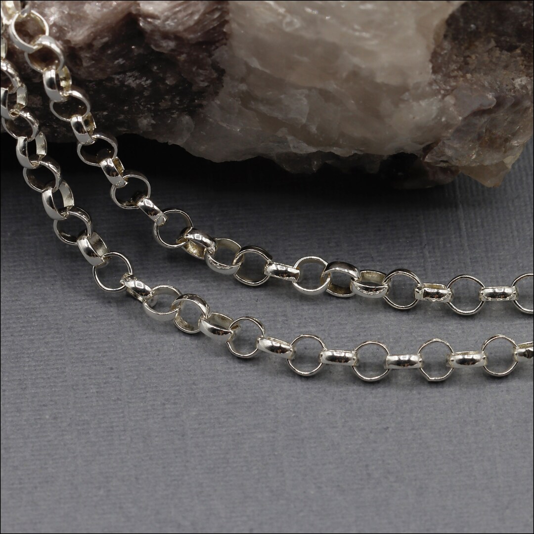 SCH04 Sterling Silver Rolo Chain Necklace Package of 1 - Etsy