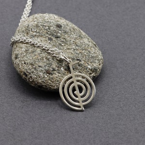 SC01 ~ Sterling Silver Reike Symbol ~ Price per piece