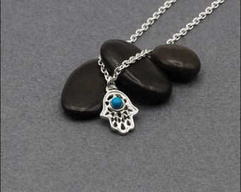 SC17 ~  Sterling Silver Hamsa Charm ~ Price per piece