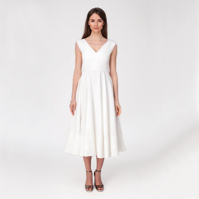 tea length skater dress