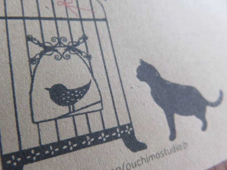 LONG letter Bird Cage