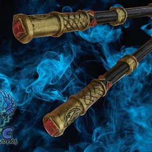 Larp/cosplay battle mage rods.