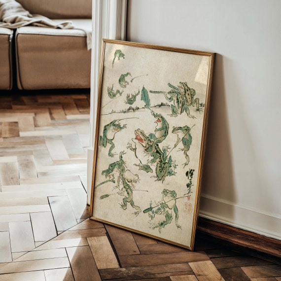 絵画 k.kobayasi An Illustrated Mirror of Hawking | Kawanabe Kyōsai's