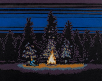 I Feel Asleep: A Shovel Knight Archival Print