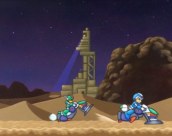 Mega Man X 2 Intro - Limited Edition Print