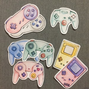 Video Game Controller Weatherproof Vinyl Sticker: Tribute SNES - Etsy