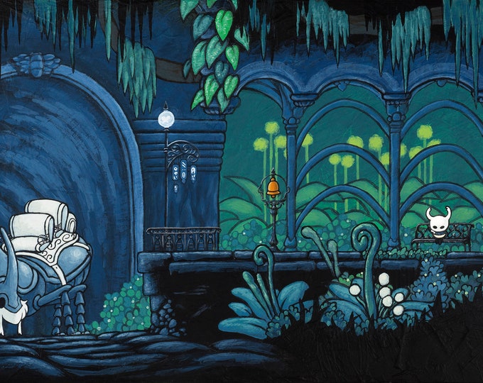 Карта садов королевы hollow knight