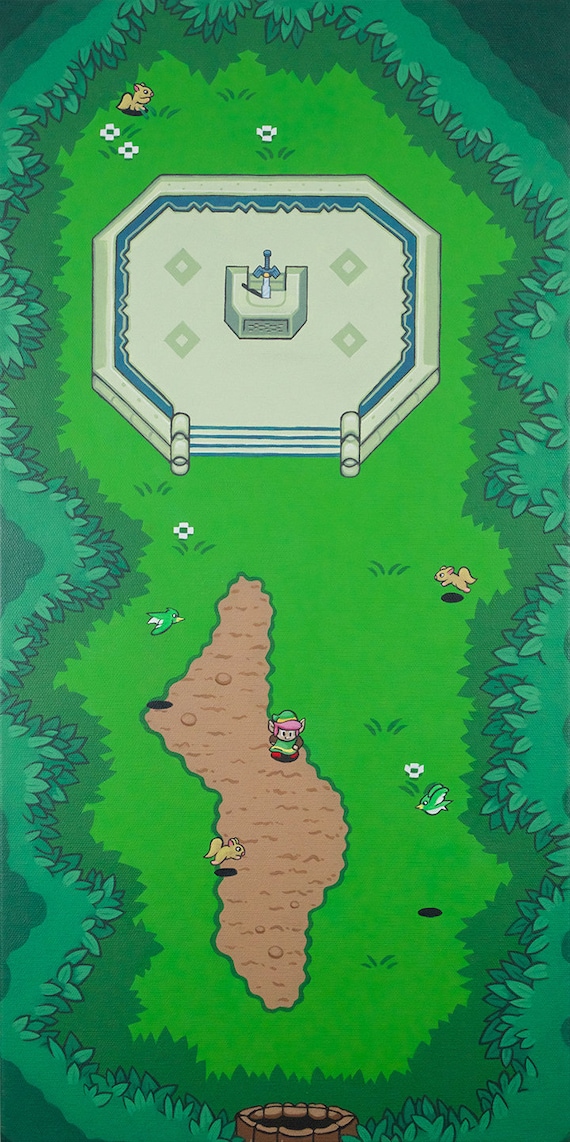 The Legend of Zelda: A Link to the Past Limited Edition Print - Sacred Grove