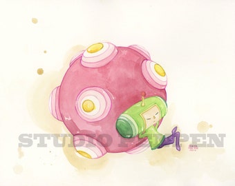 Sleepy Prince Limited Edition Archival Katamari Damacy Tribute Print