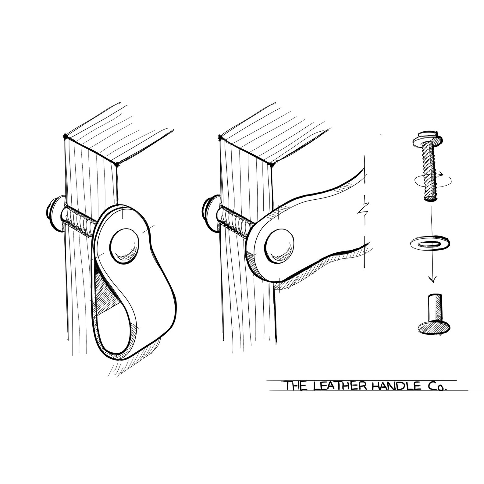 Leather Pulls Leather Handles Cupboard Handles Ikea Etsy