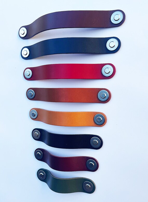 Leather Pulls Leather Handles Cupboard Handles Ikea Etsy