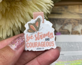 Inspirational Butterfly Bible Verse Magnetic Bookmark