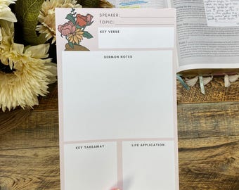Bloom & Believe Sermon Notepad