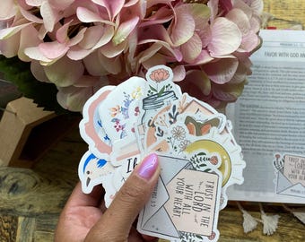 Christian Sticker Pack, Encouraging Scripture Sticker | Gift for Women