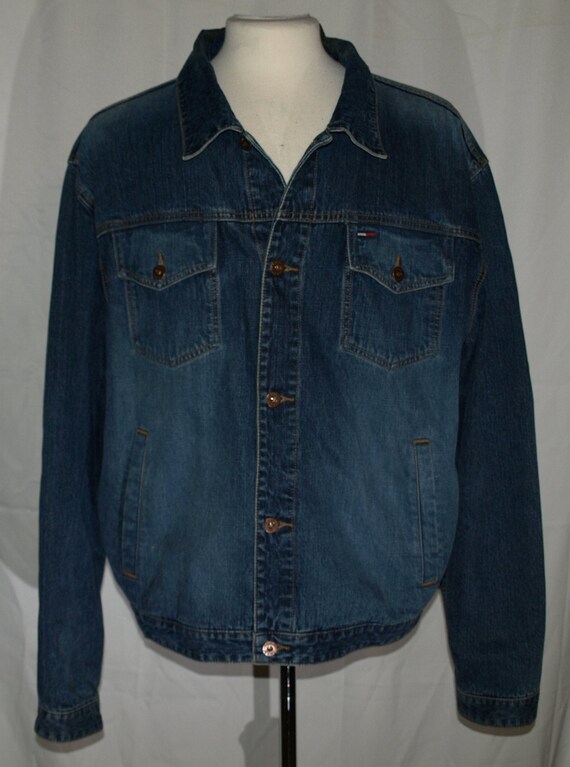 tommy hilfiger denim jacket 90s