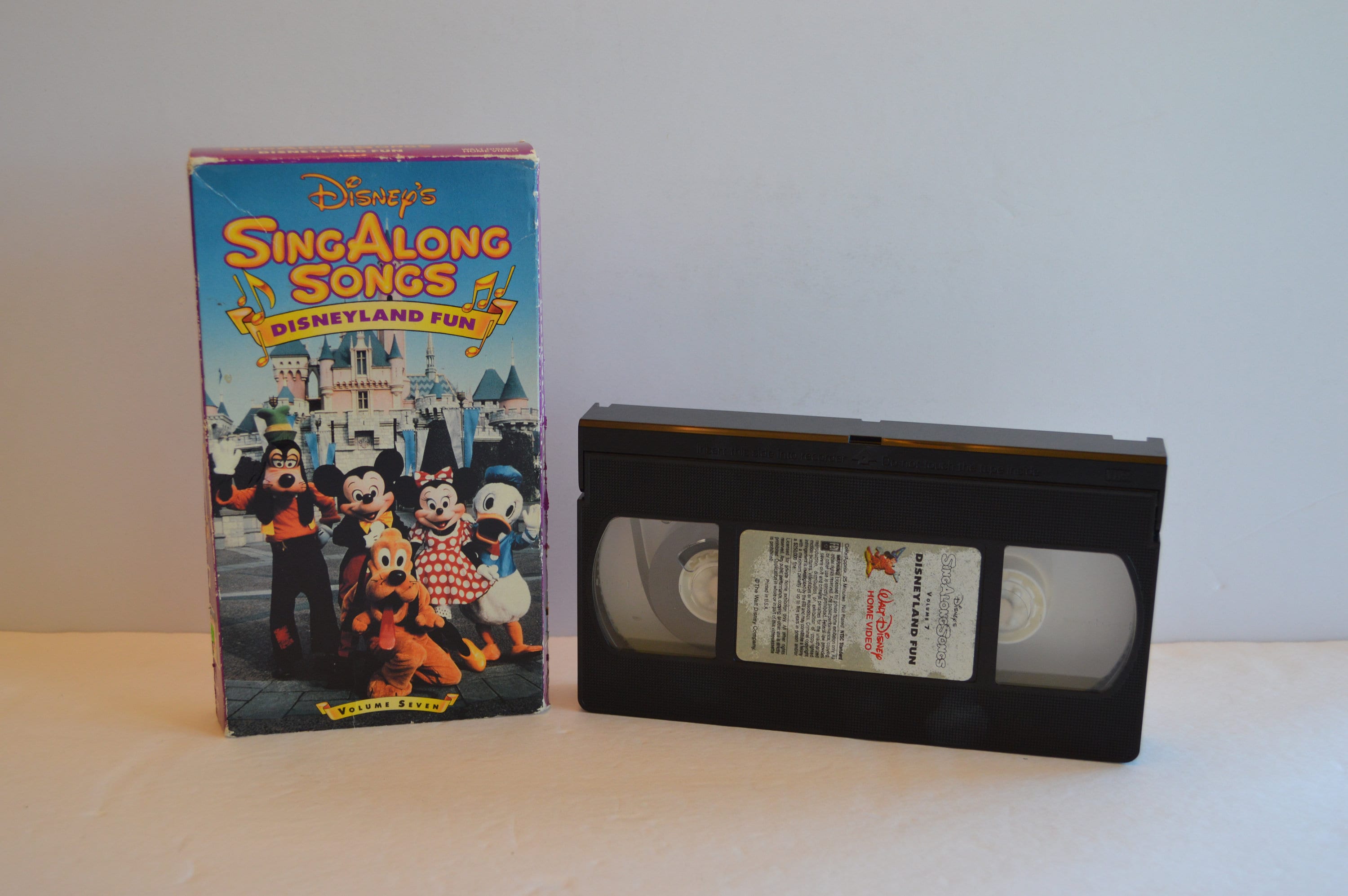 Disney Sing Along Songs Disneyland Fun VHS