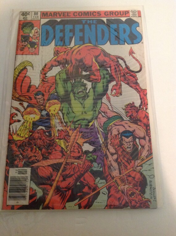 The Defenders Marvel Comics Bronze Age - 
