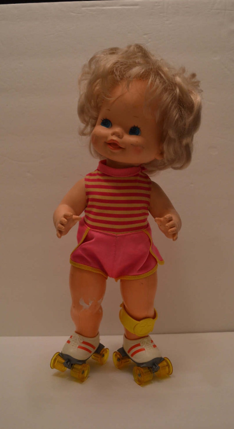 baby skates doll
