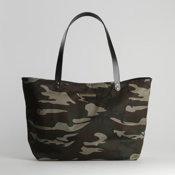 Camo Tote Bag Etsy