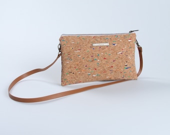 Women Cork Purse | Cork Bag Women | Cork Crossbody Bag | Women Outdoor Party and Travel Bag | Boho Chic Unique Bag | Women Everyday Purse