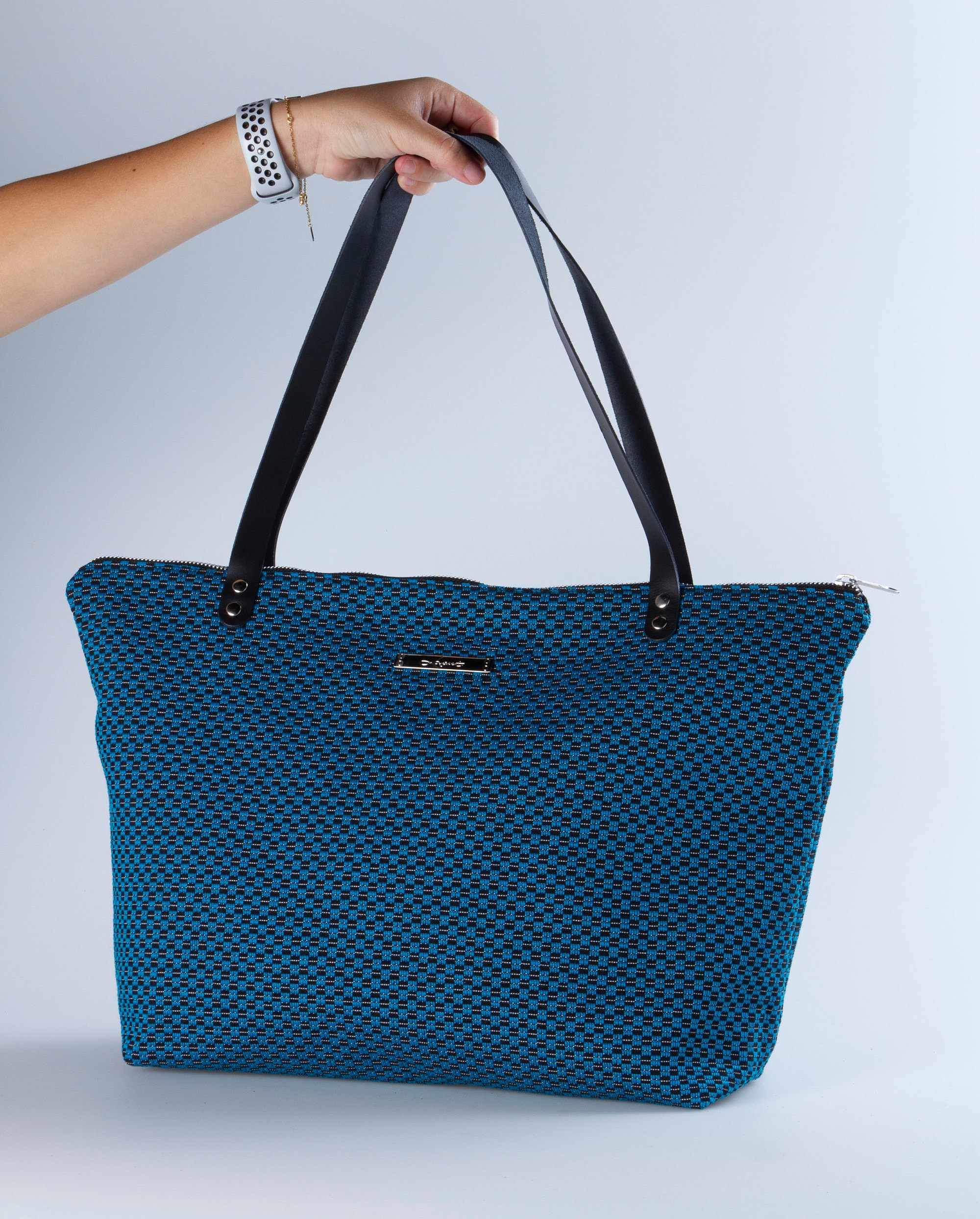 バッグ Workers Leather Handle Tote Bag Navy 1c2f9e42-2216-4b36-af9c-