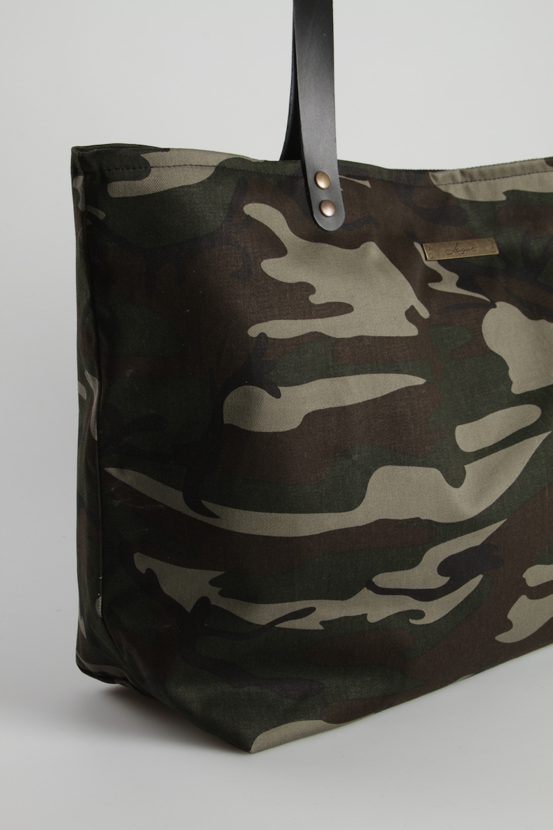 Camo Bag Camo Shoulder Bag Camouflage Tote Bag Casual Camo | Etsy
