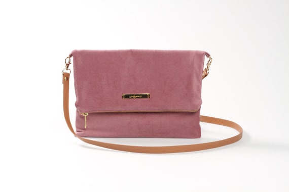 coral handbag