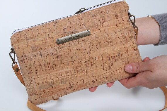 cork clutch bag