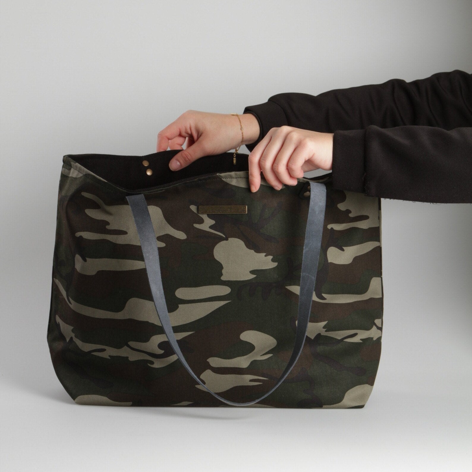 Camo Bag Camo Shoulder Bag Camouflage Tote Bag Casual Camo Etsy
