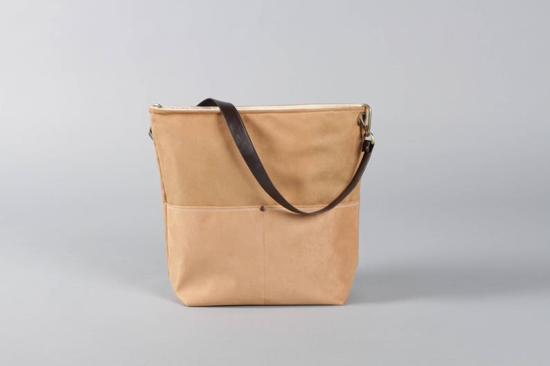 Camel Canvas Tote Bag Bucket Bag Camel Bag Shopping Bag Etsy