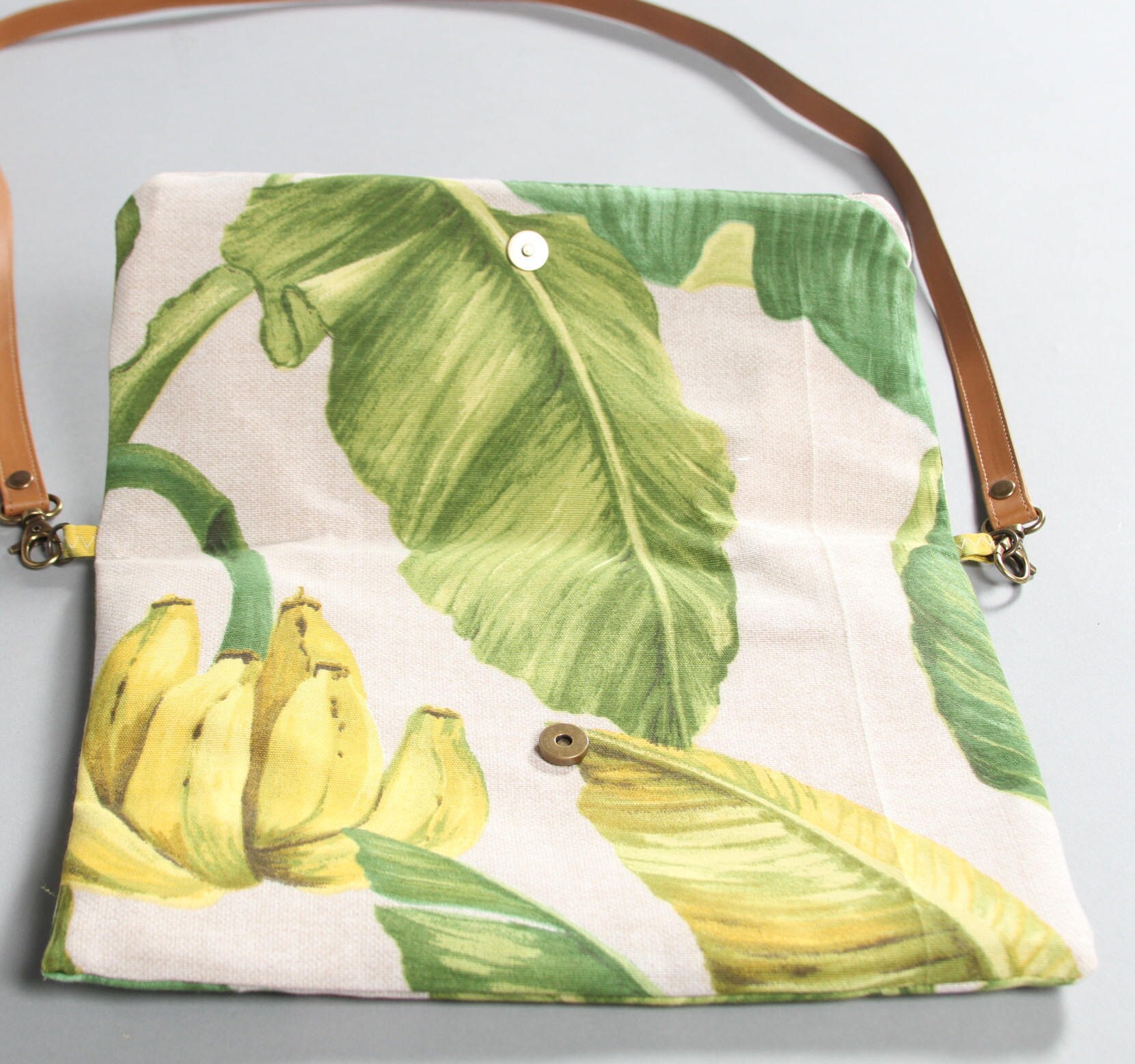 Bolso plegable bolso hoja de platano bolso tropical bolsa Etsy España
