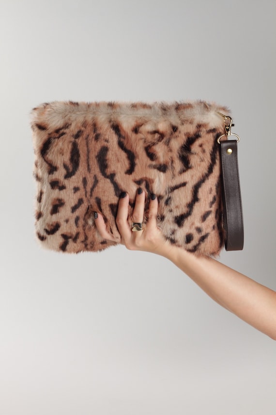leather and leopard print bag