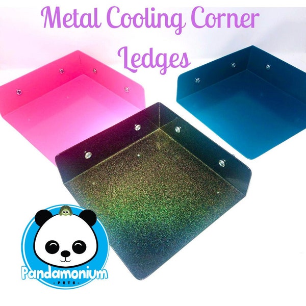 Metal Cooling Corner ledges-For Chinchillas, Degus, Rats