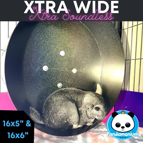 16x5 and 16x6 XTRA Wide XTRA Soundless Spinner- Chinchilla wheel- Multiple colors available