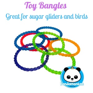 Toy Bangles- Sugar Glider and Bird Toys