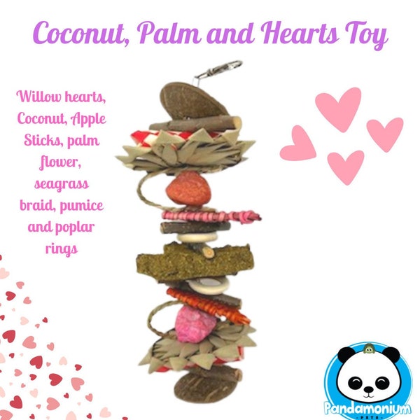 Coconut, Palm and Hearts Toy