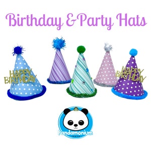 Small Animal Birthday and Party Hats- Photo Props