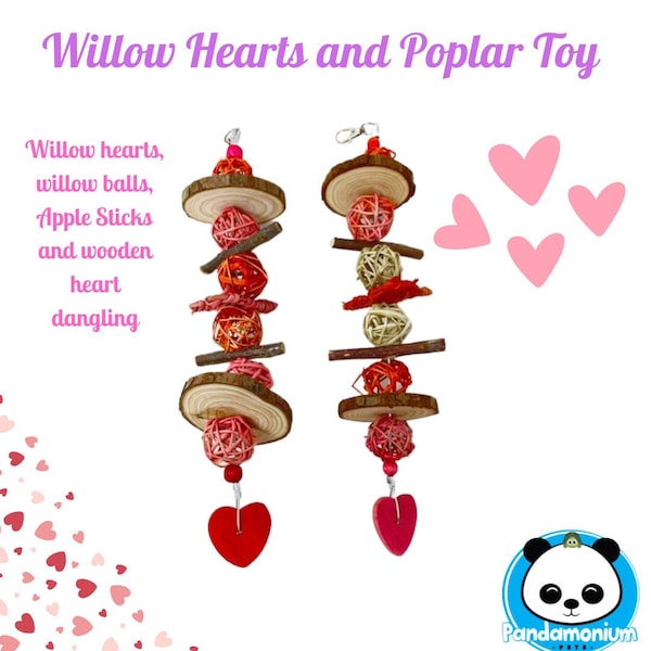 Willow Hearts and Poplar Toy