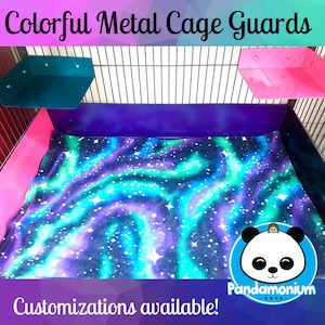 Colorful Metal Cage Guards- Pandamonium Pets