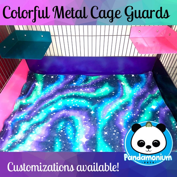 Colorful Metal Cage Guards- Pandamonium Pets