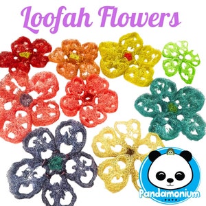 Loofah Flowers-chews for chinchillas, rabbits, degus, guinea pigs