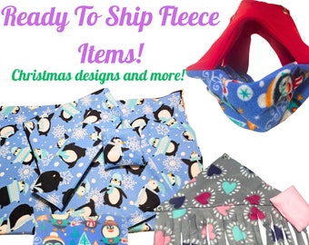 READY TO SHIP Fleece Items-Hammocks, liners and pillows- Christmas designs and more!