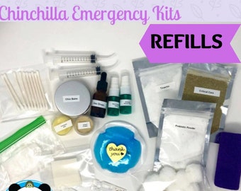Chinchilla Emergency Kit REFILLS- Individual items only