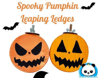 Spooky Pumpkin Leaping Ledges- order Oct 10th for Halloween