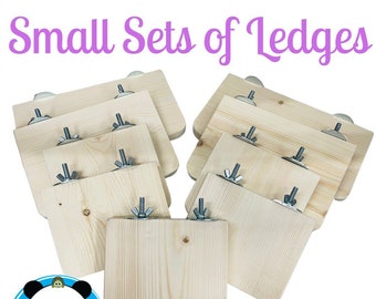 Small Sets of Ledges- Sets of 2, 3, 4 and 5- Chinchilla Ledges, Rat Ledges, Degu Ledges
