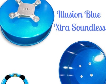 Illusion Blue XTRA Soundless Spinner- Xtremely LIGHT! Pandamonium Pets original BEST spinner