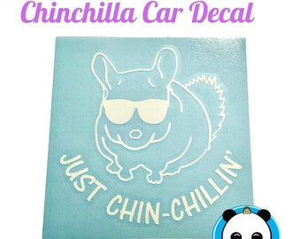 Autocollants Chinchilla pour voiture - Autocollants Chinchilla - Juste Chinchillin'