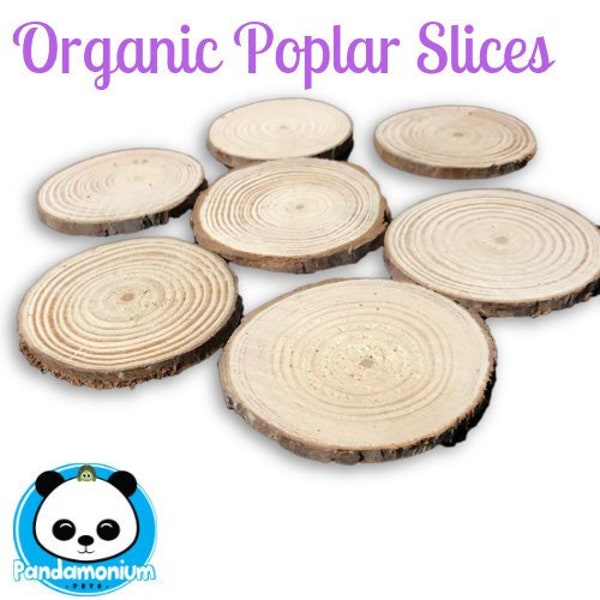 Organic Poplar Slices- chews for chinchillas, degus, rats, guinea pigs, rabbits etc.