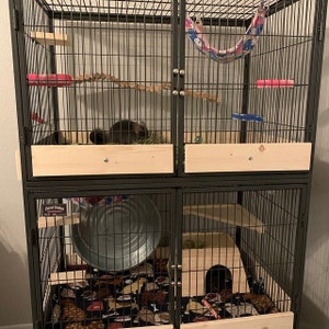 Exterior/Interior Full Sets of Cage guards / Cage Poop Guards -MOST AFFORDABLE option Critter and Ferret Nation and Feisty Ferret. No cage