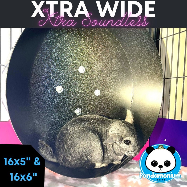 16x5 and 16x6 XTRA Wide XTRA Soundless Spinner Chinchilla wheel Multiple colors available image 1